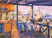 Pier in Gurzuf Konstantin Korovin